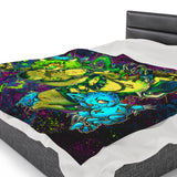 π "GOTH KITTY" Plush Blanket π