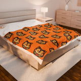 "HALLOWEEN CAT" Plush Blanket