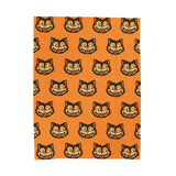 "HALLOWEEN CAT" Plush Blanket