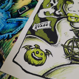 "THE HORROR OF THE SHE-DEVILS" Screenprint