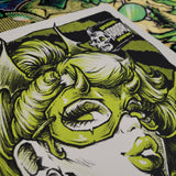 "THE HORROR OF THE SHE-DEVILS" Screenprint