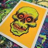 "HALLOWEEN SKULL" Screenprint