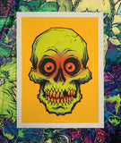 "HALLOWEEN SKULL" Screenprint