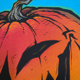 "HALLOWEEN PUMPKIN" Screenprint