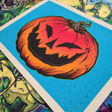 "HALLOWEEN PUMPKIN" Screenprint