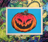 "HALLOWEEN PUMPKIN" Screenprint