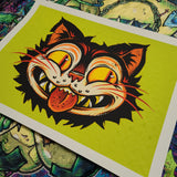 "HALLOWEEN CAT" Screenprint
