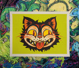 "HALLOWEEN CAT" Screenprint