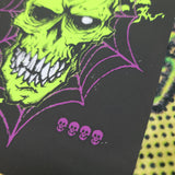 "GREEN SKULL" Screenprint