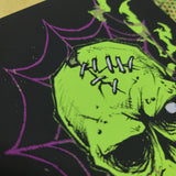 "GREEN SKULL" Screenprint