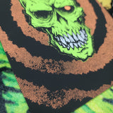 "GREEN SKULL V" Screenprint