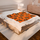 "HALLOWEEN CAT" Plush Blanket