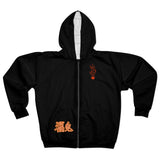 "GOOD LUCK BUNNY" Zip Up Hoodie