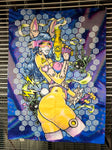 "CYBER BUNNY" Tapestry