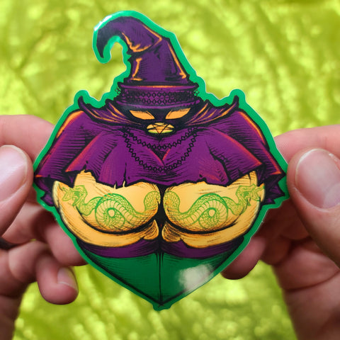 "WITCHY BOOTY" Vinyl Sticker