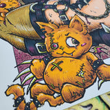 "GOTH KITTY V" Screenprint