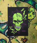 "GREEN SKULL" Screenprint