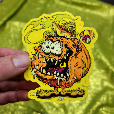 "PUMPKIN FINK" Vinyl Sticker