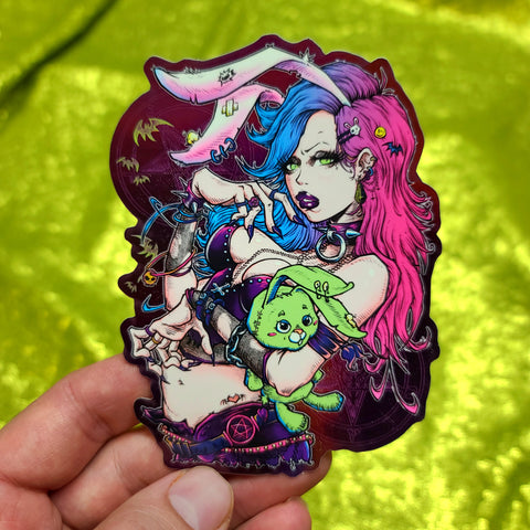 "GOTH BUNNY" Vinyl Sticker