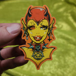 "SHE-DEVIL BUST" Vinyl Sticker